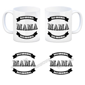 Papa Kaffeebecher mit Spruch Papa Das Original