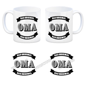 Papa Kaffeebecher mit Spruch Papa Das Original
