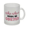 She who must be obeyed Kaffeebecher mit Spruch