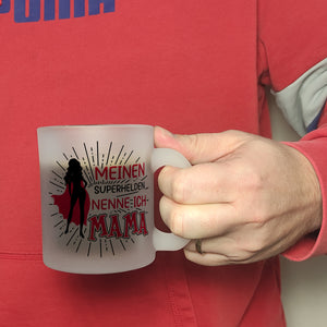 Superheldin Kaffeebecher : Meinen Superhelden nenne ich Mama