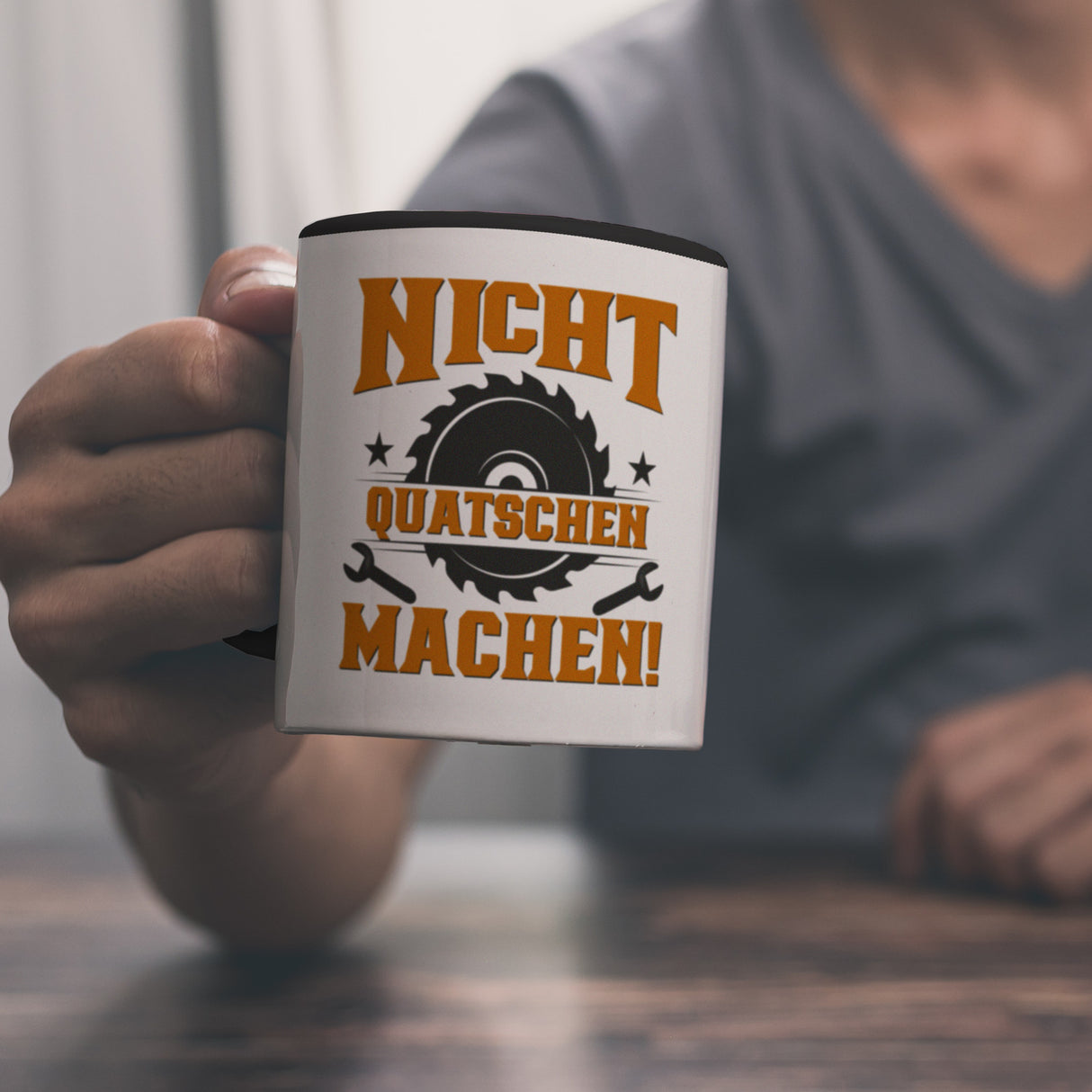 Nicht Quatschen. Machen! Kaffeebecher für Heimwerker