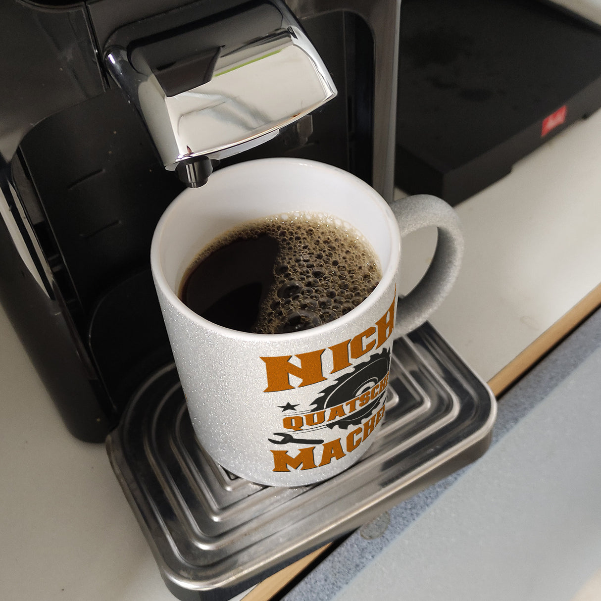 Nicht Quatschen. Machen! Kaffeebecher für Heimwerker