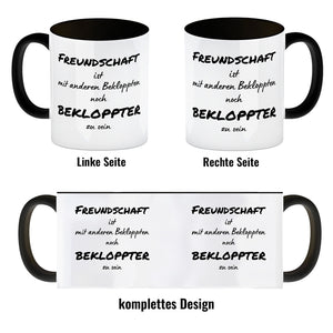 Freundschaft Kaffeebecher mit Spruch