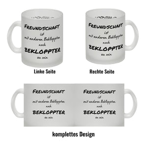 Freundschaft Kaffeebecher mit Spruch