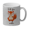 Fuchs Kaffeebecher mit Spruch Oh for Fox sake