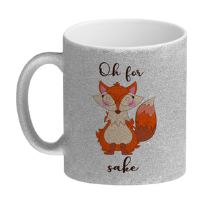 Fuchs Kaffeebecher mit Spruch Oh for Fox sake