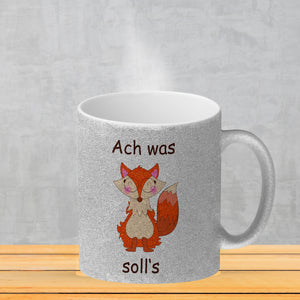 Fuchs Kaffeebecher mit Spruch Oh for Fox sake