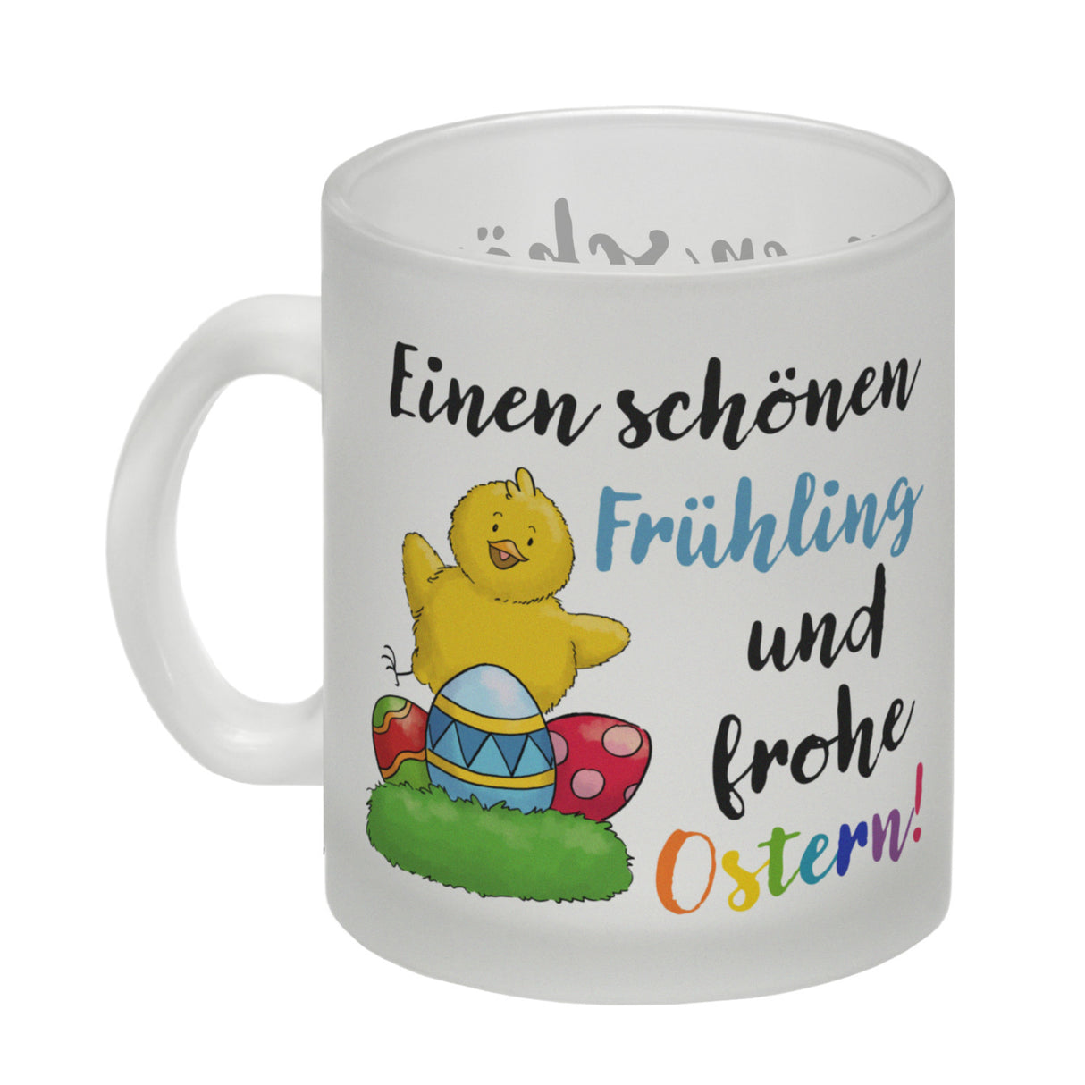 Schönen Frühling und frohe Ostern Kaffeebecher Küken