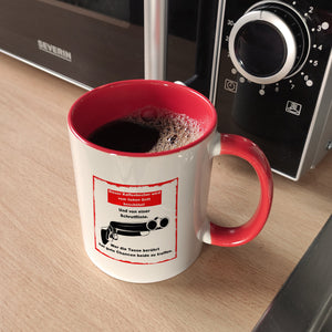 Dieser Becher wird von Gott und einer Schrotflinte beschützt Kaffeebecher