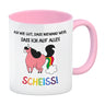 Einhorn Kaffeebecher mit Spruch Ach wie gut, dass niemand weiß