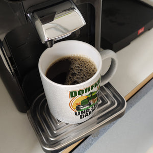 Dorf Kaffeebecher mit Spruch Dorfkind und stolz darauf