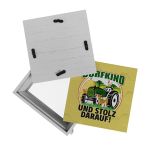 Dorf Spardose mit Spruch Dorfkind und stolz darauf