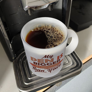 Penis Kaffeebecher mit Spruch My Pen is bigger than yours