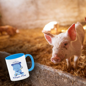 Kleiner Prinz Kaffeebecher mit niedlichem Schweinchen