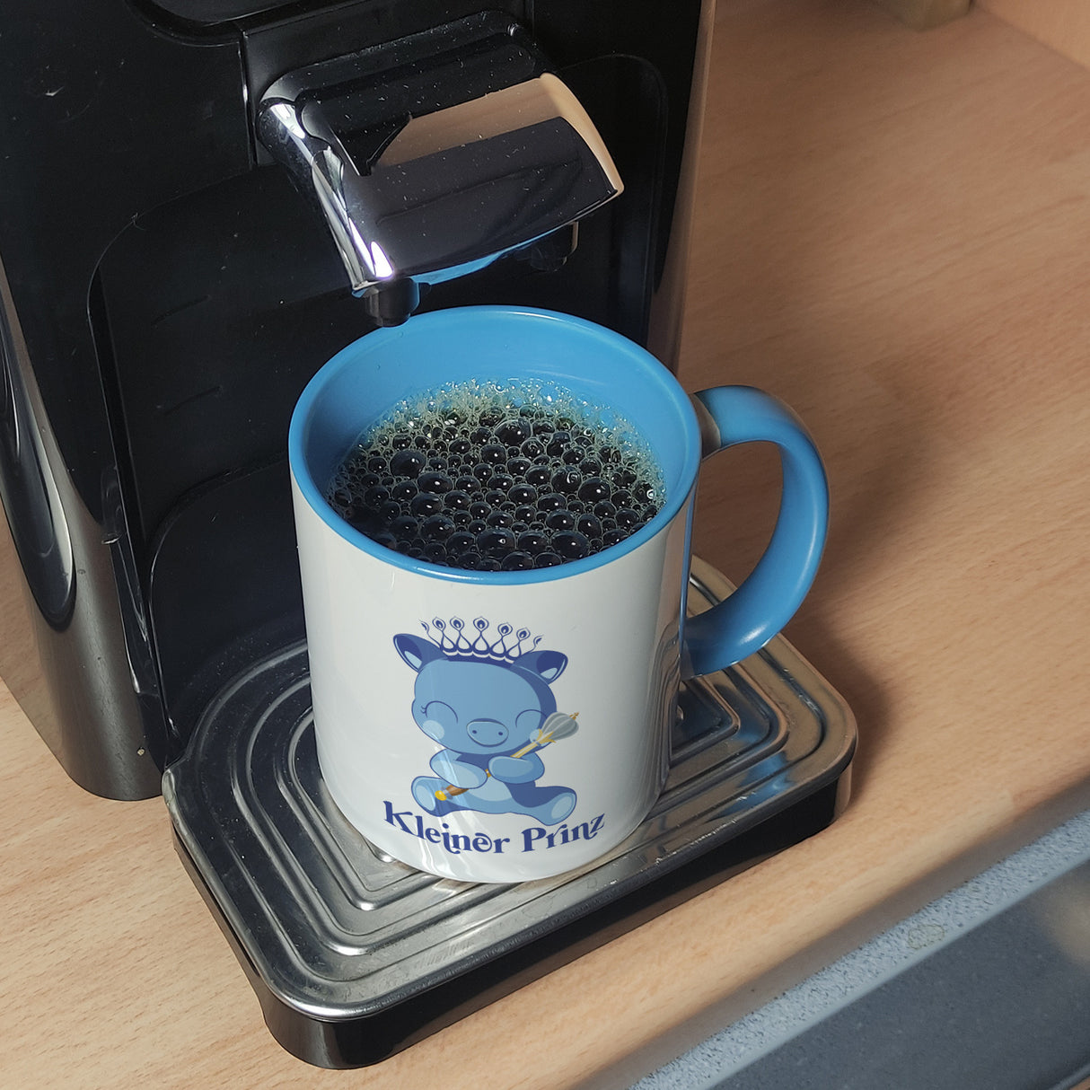 Kleiner Prinz Kaffeebecher mit niedlichem Schweinchen