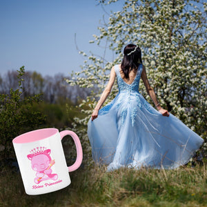 Kleine Prinzessin Kaffeebecher mit niedlichem Schweinchen