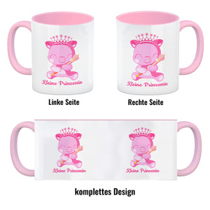 Kleine Prinzessin Kaffeebecher mit niedlichem Schweinchen