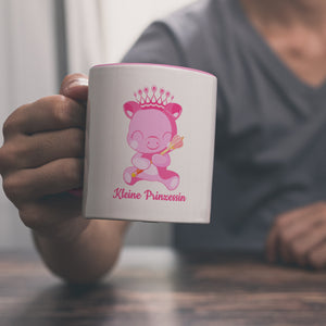 Kleine Prinzessin Kaffeebecher mit niedlichem Schweinchen