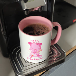 Kleine Prinzessin Kaffeebecher mit niedlichem Schweinchen