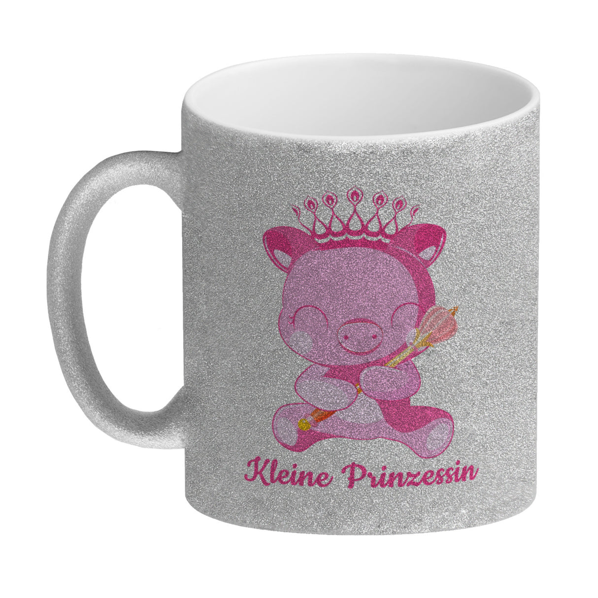 Kleine Prinzessin Kaffeebecher mit niedlichem Schweinchen
