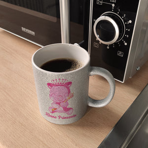 Kleine Prinzessin Kaffeebecher mit niedlichem Schweinchen