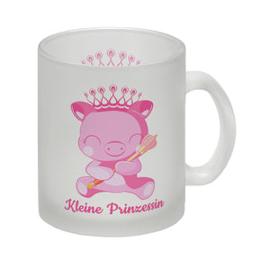 Kleine Prinzessin Kaffeebecher mit niedlichem Schweinchen