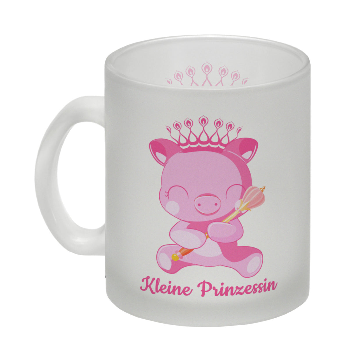 Kleine Prinzessin Kaffeebecher mit niedlichem Schweinchen