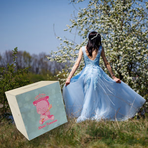Kleine Prinzessin Spardose mit niedlichem Schweinchen