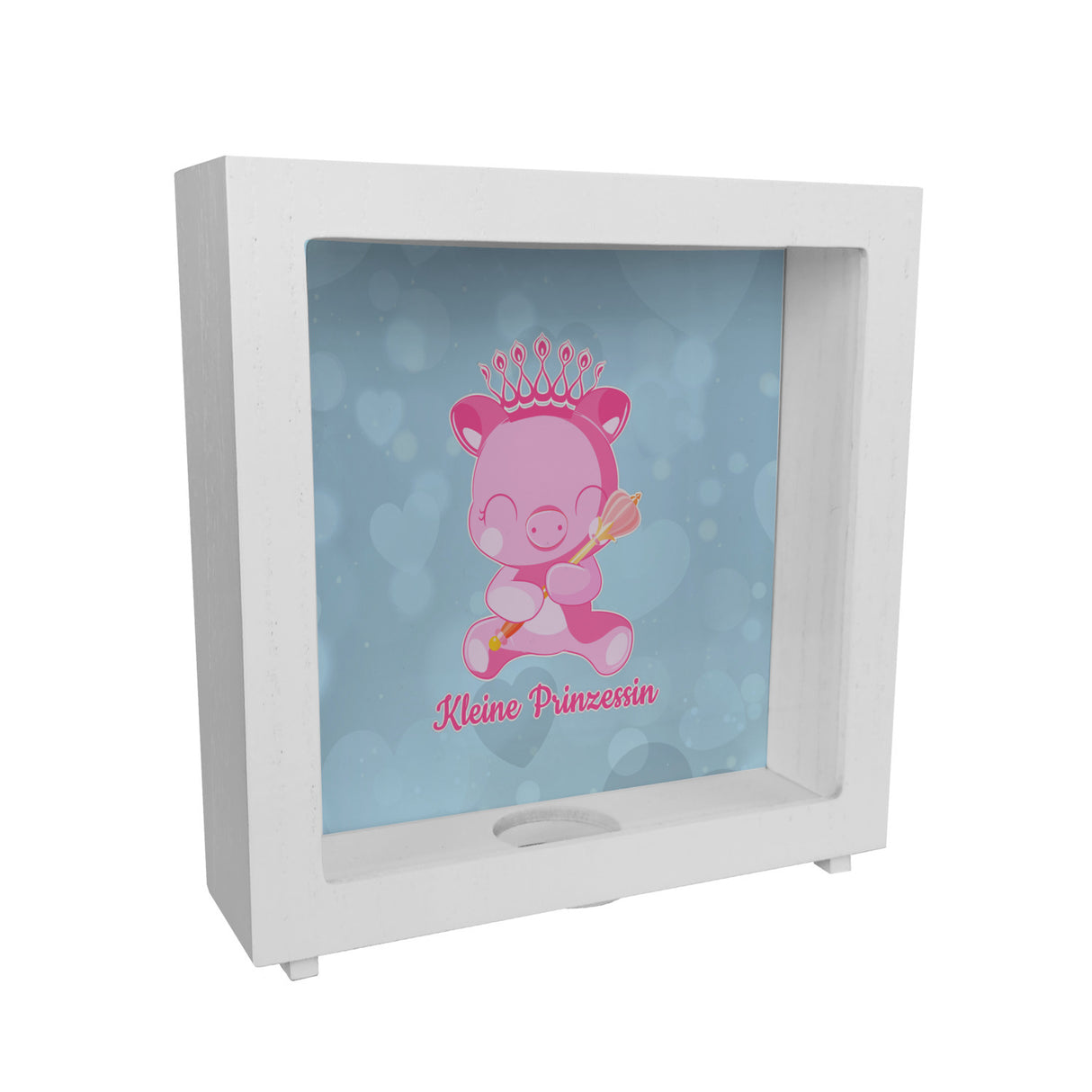 Kleine Prinzessin Spardose mit niedlichem Schweinchen