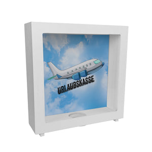 Urlaubskasse Flugzeug Spardose