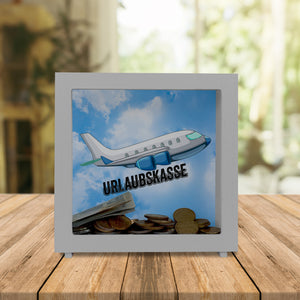 Urlaubskasse Flugzeug Spardose