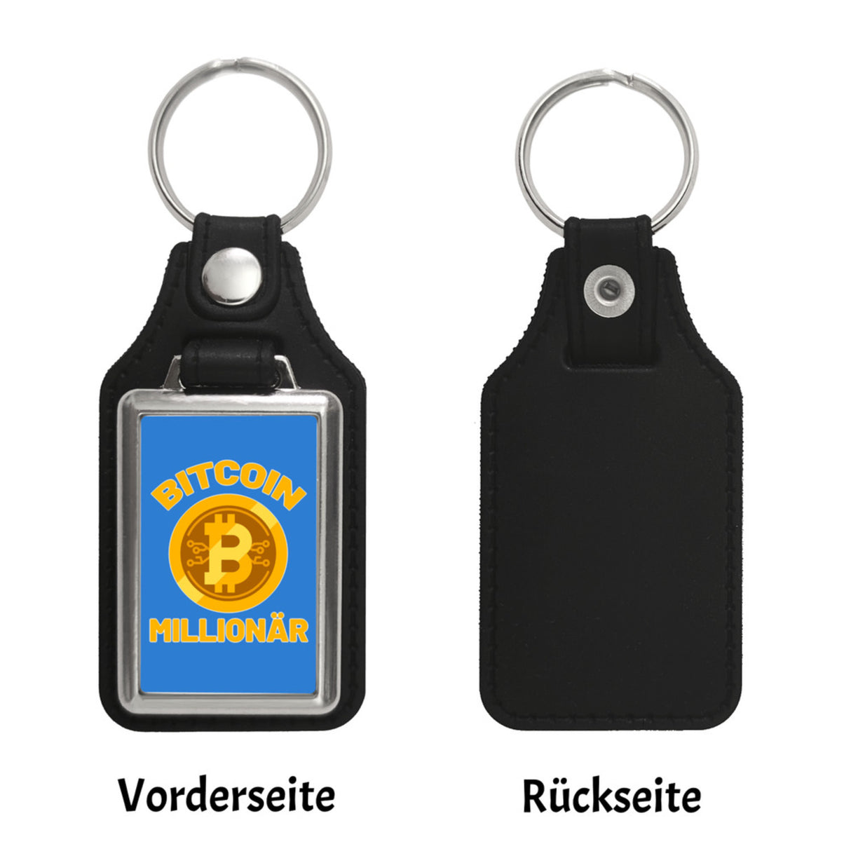 Bitcoin Millionär Kryptowährung Schlüsselanhänger