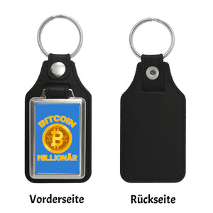 Bitcoin Millionär Kryptowährung Schlüsselanhänger