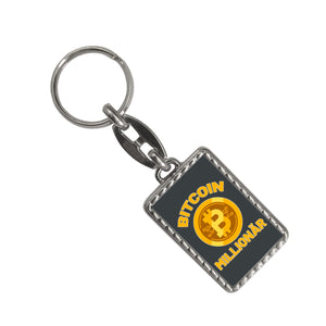 Bitcoin Millionär Kryptowährung Schlüsselanhänger