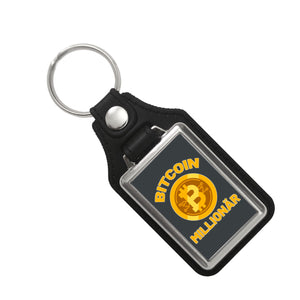 Bitcoin Millionär Kryptowährung Schlüsselanhänger