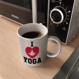 I love Yoga Kaffeebecher für Yogalehrer