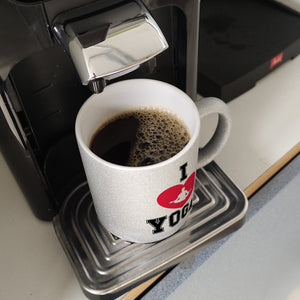 I love Yoga Kaffeebecher für Yogalehrer
