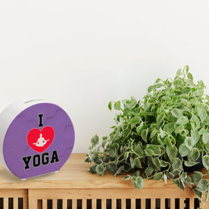 I love Yoga Spardose für Yogalehrer