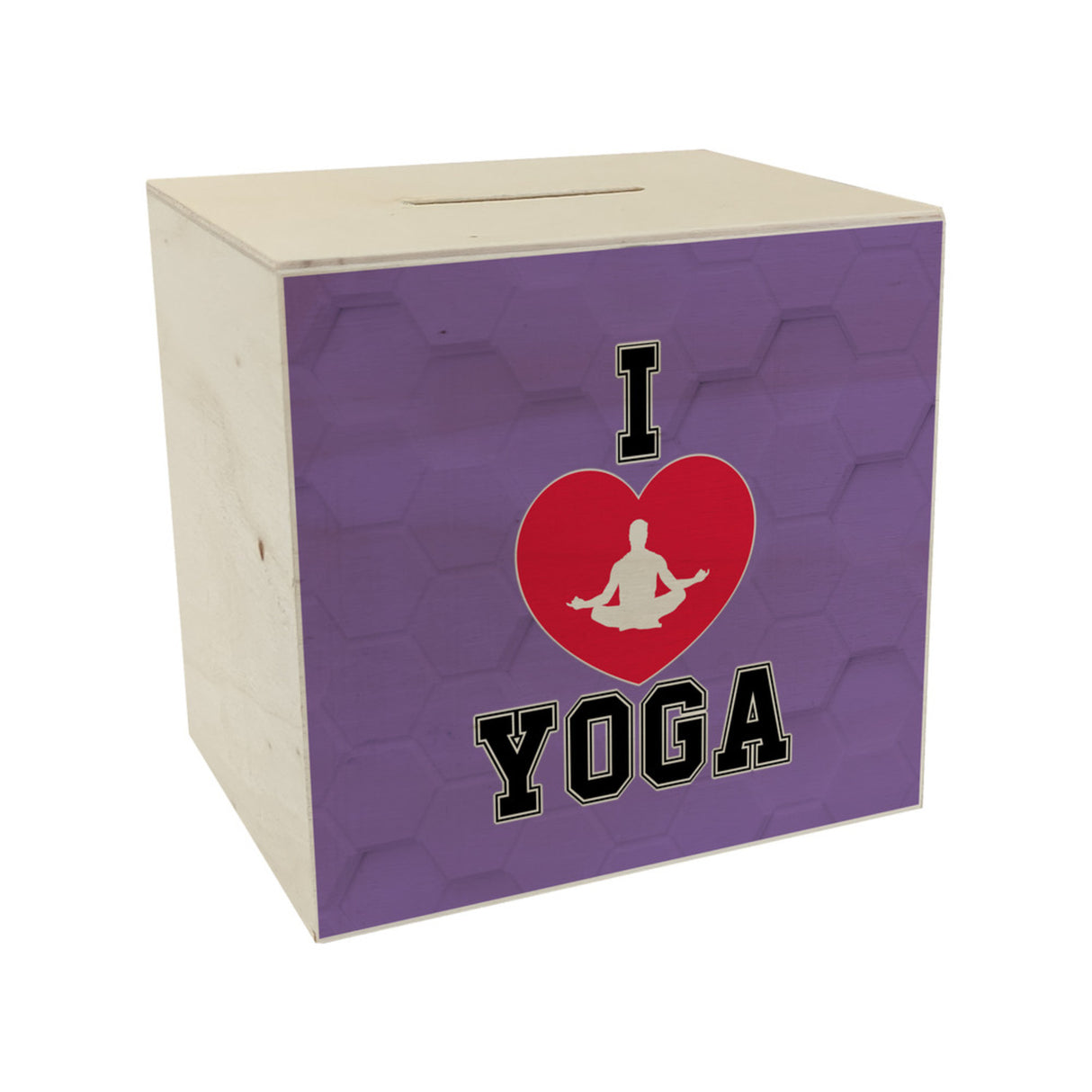 I love Yoga Spardose für Yogalehrer