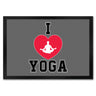 I love Yoga Fußmatte in 35x50 cm für Yogalehrer