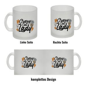 Katzen Kaffeebecher Crazy Cat Lady