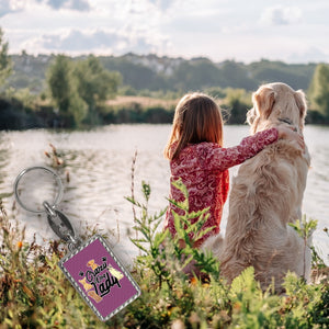 Hunde Schlüsselanhänger Crazy Dog Lady für Hundeliebhaber
