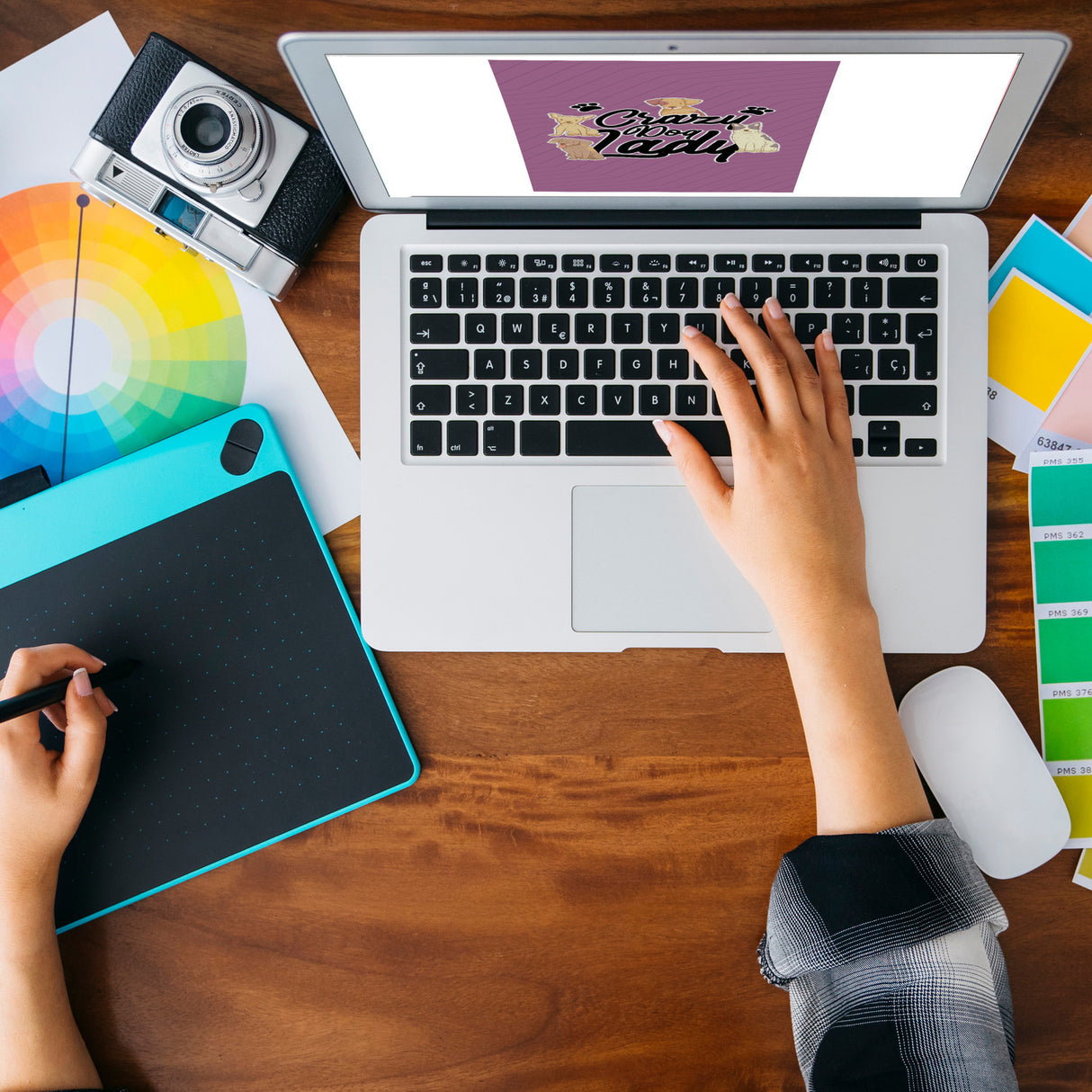 Hunde Schlüsselanhänger Crazy Dog Lady für Hundeliebhaber