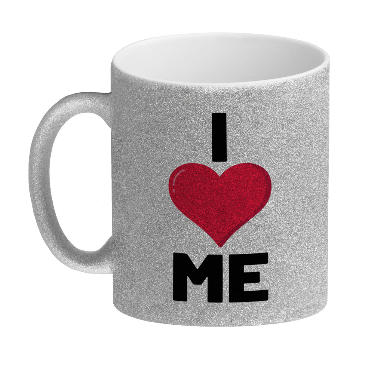 I love me Herz Kaffeebecher für Selbstverliebte