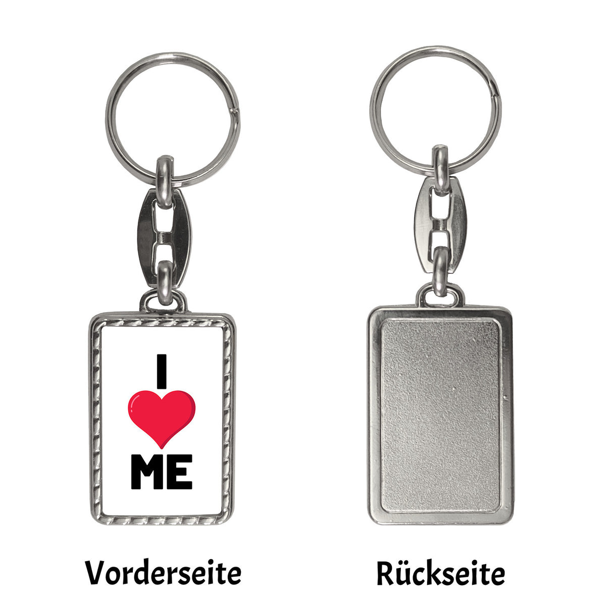 I love me Herz Schlüsselanhänger für Selbstverliebte