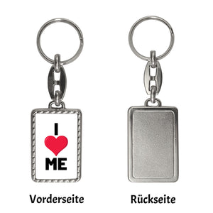 I love me Herz Schlüsselanhänger für Selbstverliebte