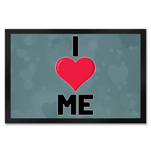 I love me Herz Fußmatte in 35x50 cm für Selbstverliebte