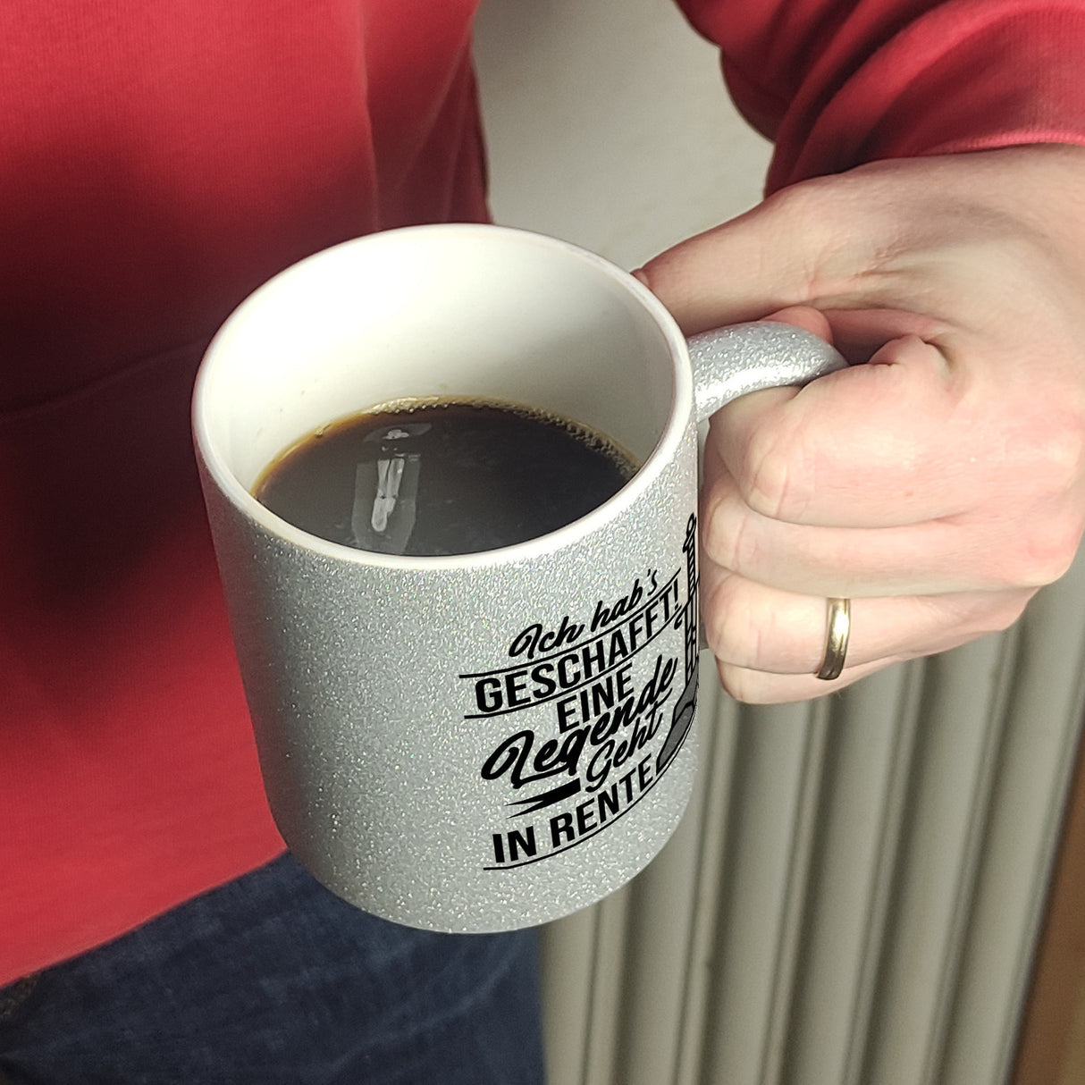 Rentner Kaffeebecher Ich habs geschafft Eine Legende geht in Rente