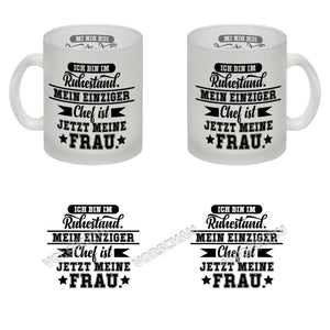 Rente Kaffeebecher eine lustige Tasse für den Kaffee am Morgen