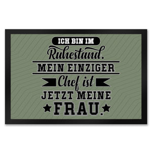 Rente Fußmatte in 35x50 cm ein dekorativer Fußabtreter für deine Wohnungstür